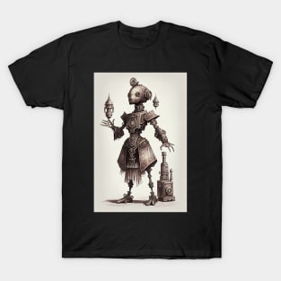 Steampunk Robot Companion T-Shirt